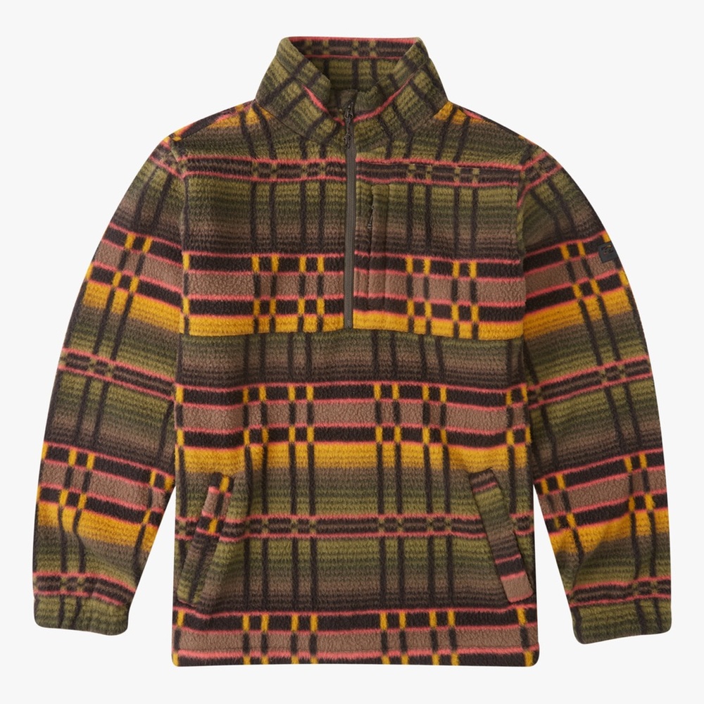 BILLABONG Boundary Raven Half-Zip Fleece Sweatshirt